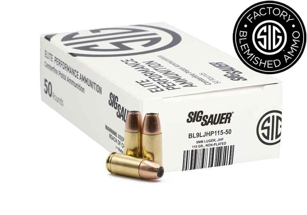 9MM 115GR HOLLOW POINT SALES- BLEMISHED